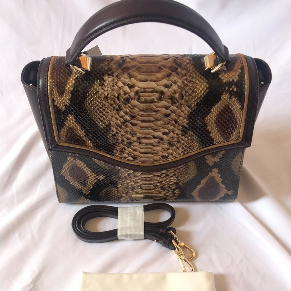 💎HP💎New Brahmin Ingrid Savino Folklore Satchel - Picture 2 of 13